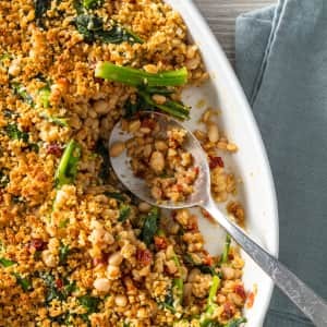 Farro and Broccoli Rabe Gratin