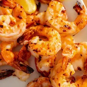 Garlicky Broiled Shrimp