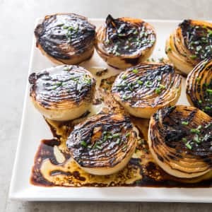 Grilled Onions with Balsamic Vinaigrette