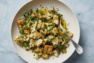 Herb-Marinated Seared Tofu