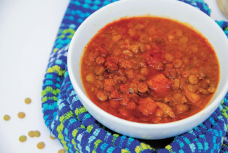 Smoky Vegan Lentil Soup