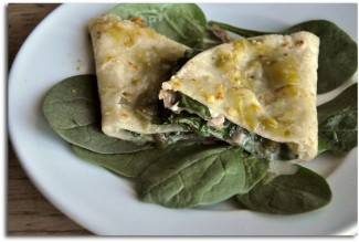 Spinach and Cheese Quesadillas