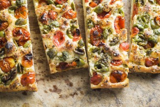 Tomato-Olive Focaccia