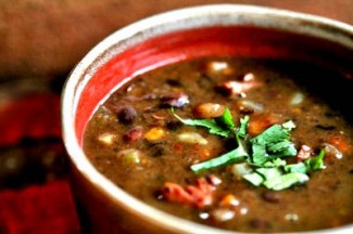 Chilled Black Bean Soup