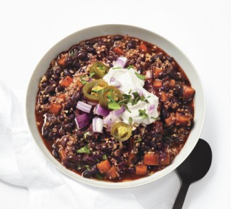 Recipe Photo: Black Bean Chili with Butternut Squash