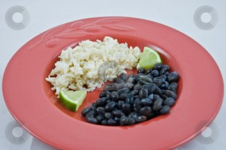 Recipe Photo: Brown and White Rice with Black Beans