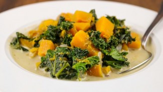 Butternut Squash and Kale Soup