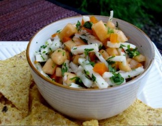 Cantaloupe Salsa