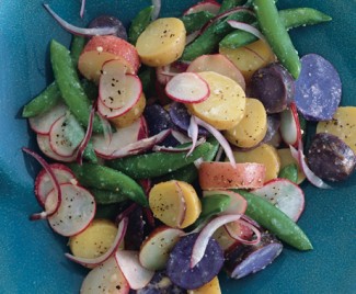 Recipe Photo: Caesar Potato Salad with Sugar Snap Peas