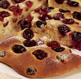 Recipe Photo: Cherry Breakfast Focaccia