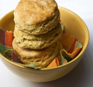 Instant Food-Processor Cornmeal Biscuits Recipe Photo: Instant Food-Processor Cornmeal Biscuits