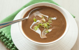 Creamy Black Bean Soup Recipe Photo: Creamy Black Bean Soup