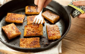 Gingery Garlicky Tempeh Recipe Photo: Gingery Garlicky Tempeh