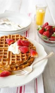 Recipe Photo: Gluten-Free Oatmeal Waffles