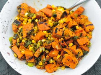 Grilled Sweet Potato and Corn Salad Grilled Sweet Potato and Corn Salad