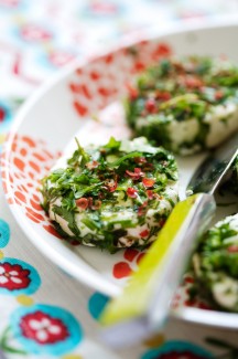 Herb and Peppercorn Goat Cheese Herb and Peppercorn Goat Cheese
