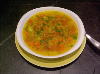 Recipe Photo: Lentil Soup Pugliese