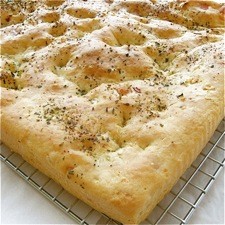 Recipe Photo: No-Knead Garlic-Cheese Flatbread