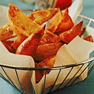 Recipe Photo: Oven-Fried Potatoes & Sweet Potatoes