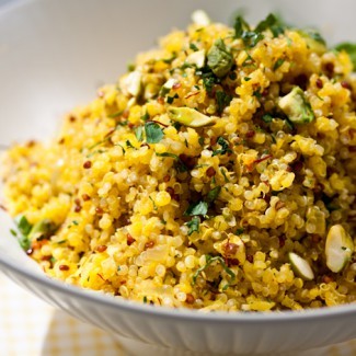 Quinoa with Saffron and Lime