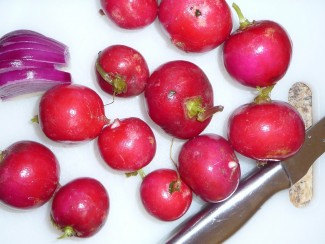 Radishes Simmered with Thyme