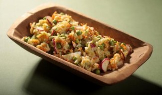 Recipe Photo: Rice and Pea Salad with Basil Vinaigrette