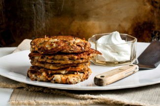 Savory Cottage Cheese Pancakes With Indian Spices, Cauliflower and Carrots Savory Cottage Cheese Pancakes With Indian Spices, Cauliflower and Carrots