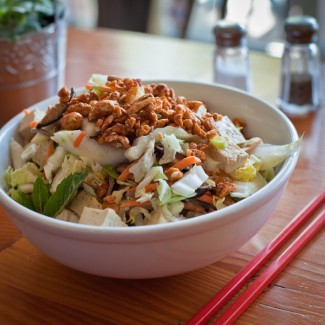 Cool Soba with Shrimp, Napa Cabbage, and Cilantro