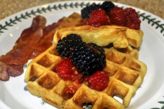 Sour Cream Belgian Waffle Recipe