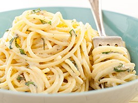 Recipe Photo:  Spaghetti with Lemon and  Olive Oil