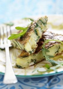 Recipe Photo: Spanish Tortilla with Spinach