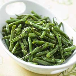 Recipe Photo: Spicy Sautéed Green Beans with Ginger and Sesame