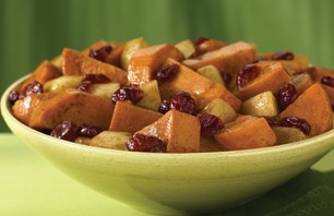 Recipe Photo: Sweet Potatoes with Apples &amp; Cranberries