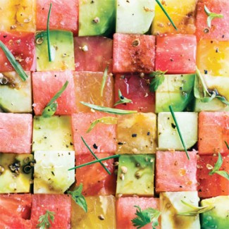 Recipe Photo: Tomato and Watermelon Salad