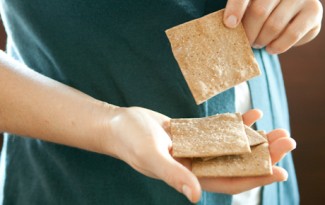 Quick Whole Wheat and Rye Crackers Recipe Photo: Quick Whole Wheat and Rye Crackers