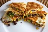 Corn and Black Bean Quesadillas with Pepper Jack Cheese