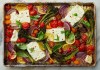 Sheet-Pan Baked Feta With Broccolini, Tomatoes and Lemon