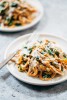 Creamy Spinach Sweet Potato Noodles with Cashew Sauce