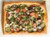 Tomato-Zucchini Tart With Za’atar and Feta