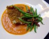 Recipe Photo: Basil-crusted Cod with Tomato Fonduta