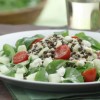 Recipe Photo: Couscous, Lentil & Arugula Salad with Garlic-Dijon Vinaigrette