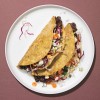 Recipe Photo: Crispy Black Bean Tacos with Feta and Cabbage Slaw