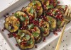 Recipe Photo: Cumin-Scented Eggplant with Pomegranate and Cilantro