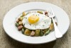 Eggs with Potato and Asparagus Hash