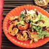 Garlic Shrimp with Unripe Mango