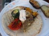 Grilled Tofu and Vegetable Pita Pockets