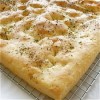 Recipe Photo: No-Knead Garlic-Cheese Flatbread