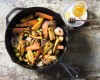 Pan-Roasted Winter Vegetables With Miso, Ginger, and Honey