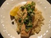 Recipe Photo: Poached Salmon with Herb and Caper Vinaigrette