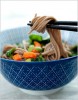 Recipe Photo: Soba Salad with Spinach, Edamame and Miso Dressing 